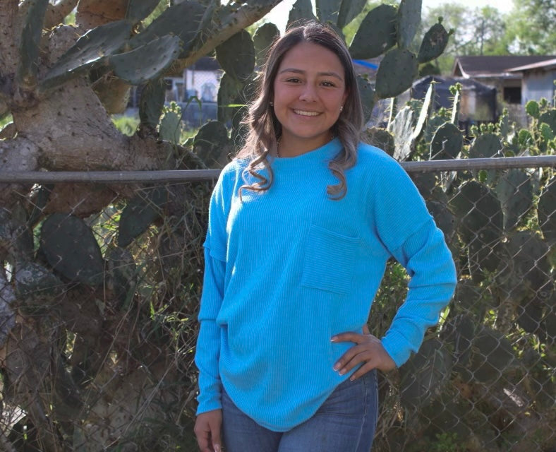 Sky Blue Lightweight Sweater