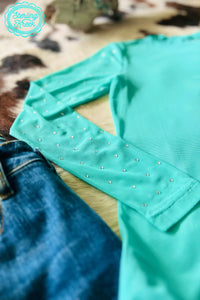 Turquoise Trouble Top